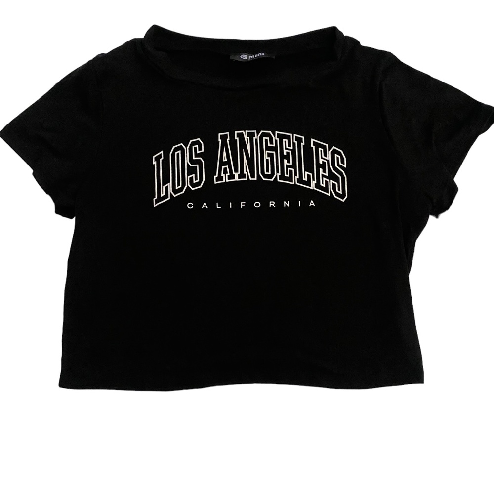 G Mini Los Angeles, California Baby tee crop top  size small
